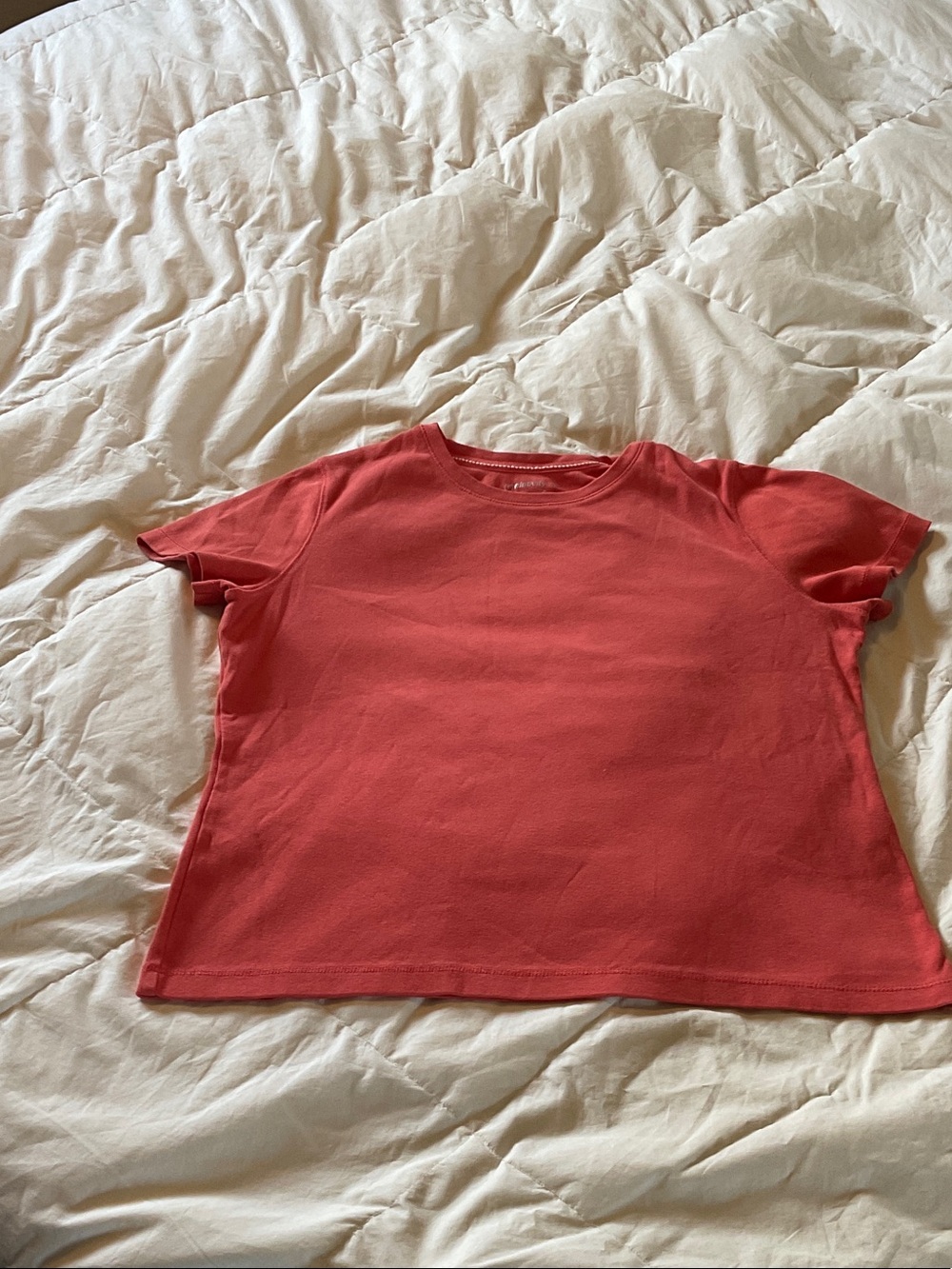 Relativity Solid Coral Short Sleeve Tee